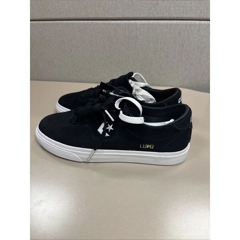 Converse CONS Louie Lopez Pro Ox Black/Black/White Sneakers Mens 5 Womens 6.5 - Picture 3 of 8
